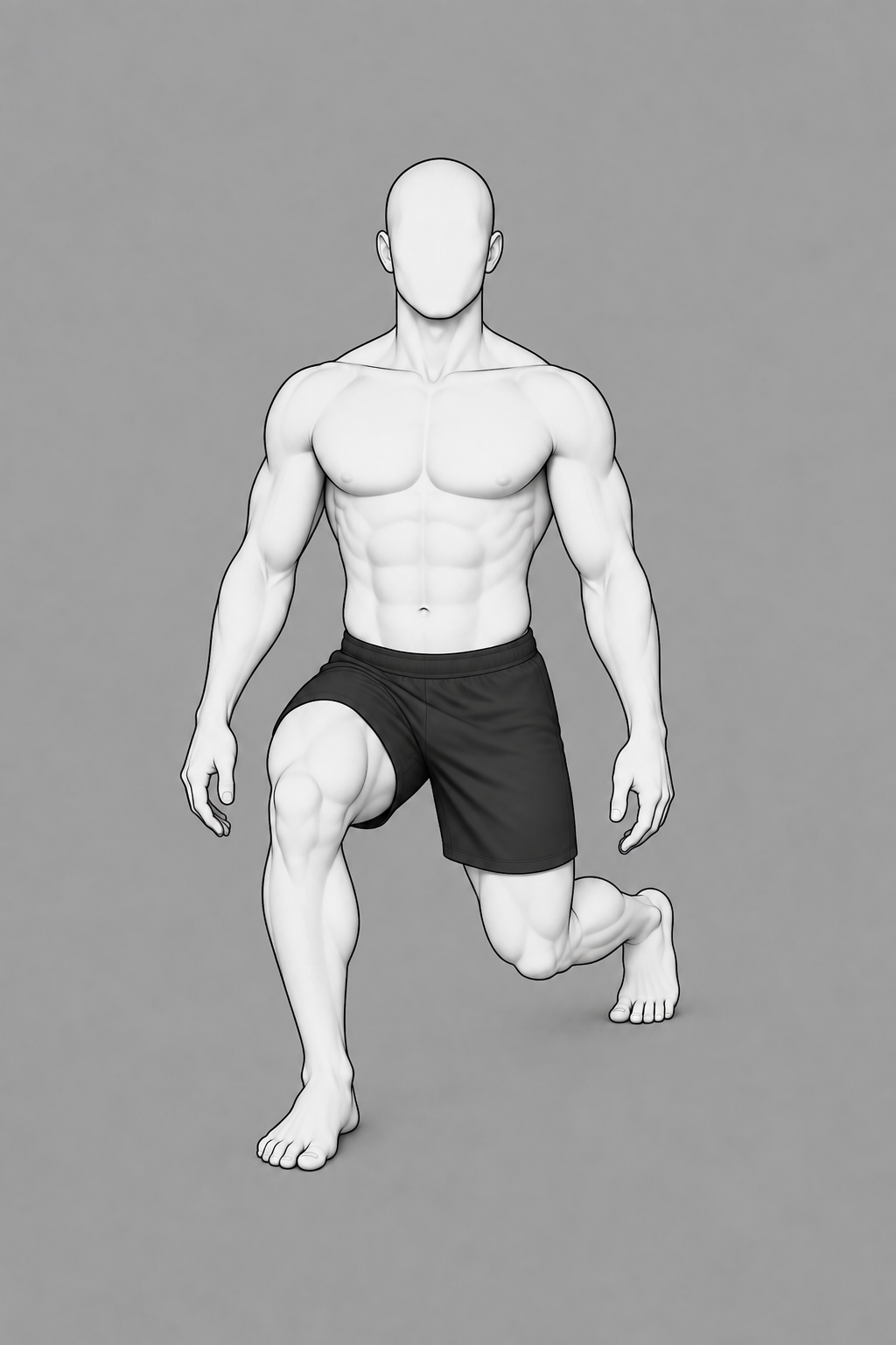 リバースランジの動作